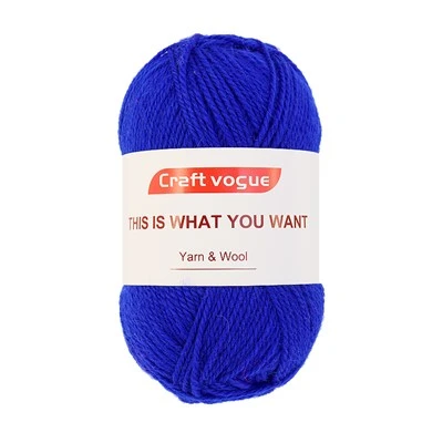 Marineblaues Aran-Wollgarn